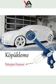 Resim Genel Markalar Köpüklü Oto ve Bahçe Yıkama Tabancası | 8 Fonksiyonlu Su Tabancası - Oto, Bahçe, Balkon 