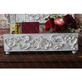 Resim Neiwel Vintage Due Eskitme Beyaz Kutu 