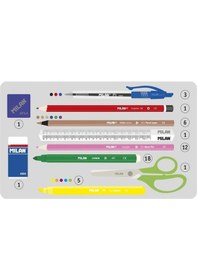 Resim Mılan 081364bwa Be Wool Yün Turuncu 3 Cepli Setli Kalem Çantası 