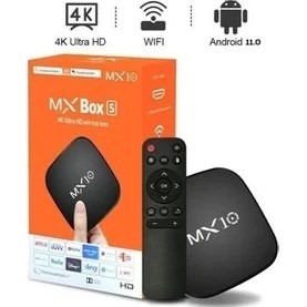 Resim 4K Ultra Hd Android Tv Box MX10 Ram:1gb Rom:8gb Android Media Player 