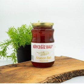 Resim Köyceğiz Balı Anason Balı Cam Kavanoz 450 G 