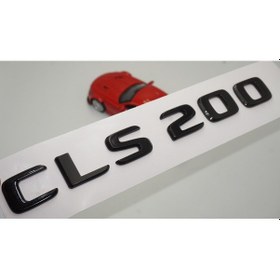 Resim CLS 200 Bagaj Parlak Siyah ABS 3M 3D Yazı Logo 