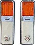 Resim Ahmet Otomotiv 2 Adet Cadillac Gazetelik Turuncu-beyaz Çiftcam 12v-24v 