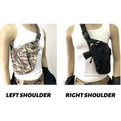 Resim Erkek Crossbody Çanta Saklama Çantası Su Geçirmez Sol,siyah Siyah 