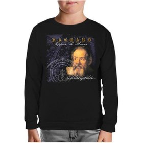 Resim Haggard - Eppur Si Muove Siyah Çocuk Sweatshirt Siyah 