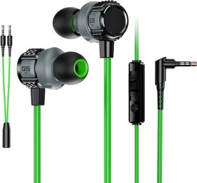 Resim Novent Kablolu Kulak İçi Kulaklıklar - 3,5 mm Hafif Kulaklık Kablolu - Erkekler için Mikrofonlu Kulaklık 1 Tel Klipsli, 4 Silikon Kulak Kapağı, 2 Silikon Kulak Yastığı 
