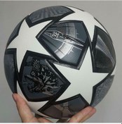 Resim Kalınlaştırılmış Pu Şampiyonlar Ligi Futbolu Hayır. 5, Yetişkin/öğrenci Eğitim Maç Topu Gri 