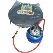Resim Tüplü Sac Ekmek Sacı Katmer Sacı 55 Cm Hortum Vana Setli 