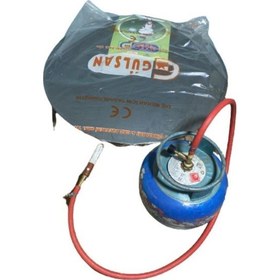 Resim Tüplü Sac Ekmek Sacı Katmer Sacı 55 Cm Hortum Vana Setli 