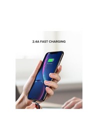 Resim Ugreen Örgülü 90° Lightning Apple iPhone Uyumlu Şarj Ve Data Kablosu Siyah 1.5 