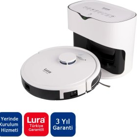 Resim Lura Wipe'n Clean Akıllı Çöp Istasyonlu Robot Süpürge 
