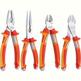 Resim Profesyonel 17.78cm & 20.32cm Çok Amaçlı Tel Pense - Endüstriyel Kalite, İğne Burunlu, Büyük Başlı Diagonal Kesiciler Elektrikçiler, Ev Tamirleri ve Fabrika Bakımı için 