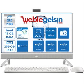 Resim Dell AIO Inspıron 27 Dt 7710 Intel Core i7 1255U 16GB 1TB 256GB SSD Windows 11 Home 27'' AIl In One Bilgisayar i7710AIO12002 