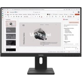 Resim Lenovo Thinkvision E22-40 64C9MAR6TK 21,5” Pivot HDMI Dp VGA Speaker 2X2W 100HZ Fhd IPS Monitör 