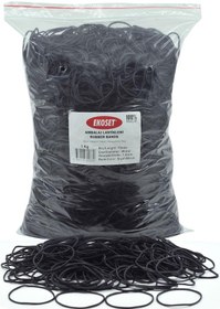 Resim Ekoset Siyah Paket Ambalaj Para Lastiği 70Mm 1Kg 
