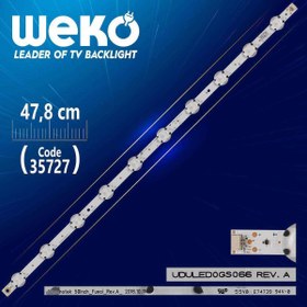 Resim LG INNOTEK 50INCH_FUNAİ_REV.A - VDVLED0GS066 REV.A - 47.8 CM 10 LEDLİ - (WK-1197) 