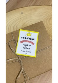 Resim Eticaret Teşekkür Kartı 5x8 Cm 500 Adet Gülümse 