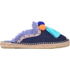 Resim Su Espadril Canca Lacivert Kadın Espadril Terlik 