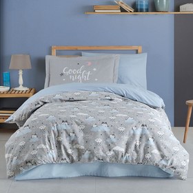 Resim Hobby Daisy Gri - Poplin Studio Nevresim Takımı 