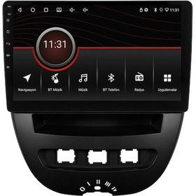 Resim Citroen C1 Android Multimedya Sistemi 2005-2014 Crv-4844xr 10" 