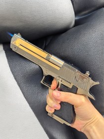 Resim Deagle Model Gazlı Tabanca Çakmak 1454 - Füme 