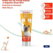 Resim Biofeline Kediler İçin Multivitaminli Malt Macun 100g 