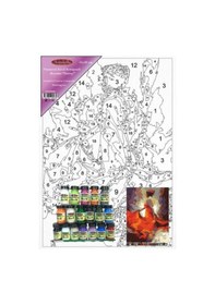 Resim Artebella Numaralı Tuval Kompozit Boyama Antb0005 "Dansçı"35X50 C 