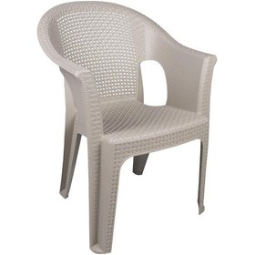 Resim Luna Hobi Rattan Koltuk 2 Adet Çölbeji Bej 