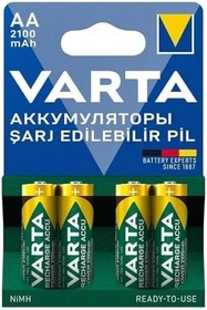 Resim Varta 2100mAh Şarj Edilebilir AA Kalem Pil 4lü 