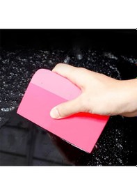 Resim Ppf/tph Silikon Çekçek Ragle Cam Filmi Çekme Uygulama Aparatı Pembe 10x7.5cm 