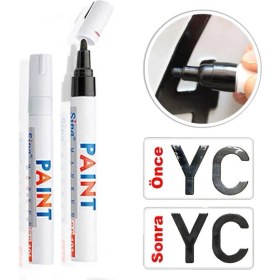 Resim Paint Oto Lastik Rötuş Boya Kalemi Siyah 
