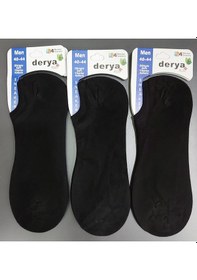 Resim Derya Erkek Bambu Sneaker Çorap 12 Adet Siyah 