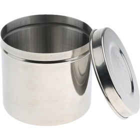 Resim Suntek Paslanmaz Çelik Merhem Kavanoz Sünger Pamuk Kapaklı 