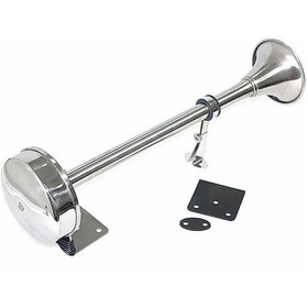 Resim Krom Trompet Korna Tekli 12V 40 Cm 