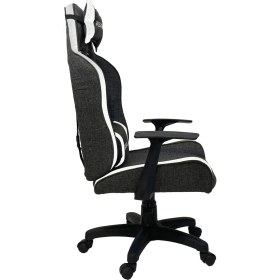 Resim RebelX Kumaş Kaplama Ergonomik Oyuncu Koltuğu Ayarlanabilir Oturak Yüksek Yoğunluklu Sünger 360° Döner 