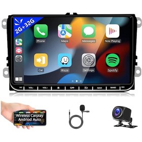 Resim Volkswagen Transporter 2010-2019 9 Inç Kablosuz Carplay Android 