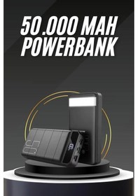 Resim Ceylan Adam 50.000 Mah Led Dijital Göstergeli Usb Çıkışı Powerbank Çok Renkli 