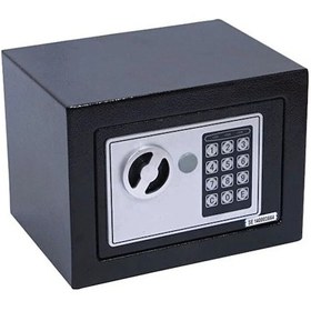 Resim Elektronik Mini Kasa Siyah Para Kasası 