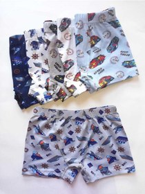 Resim Kota Erkek Çocuk Desenli Boxer 12 Adet - 1013 