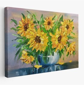 Resim Es10 Sürreal Ağaçtaki Renkler Senfonisi Tablosu-6629 (50 x 70) 