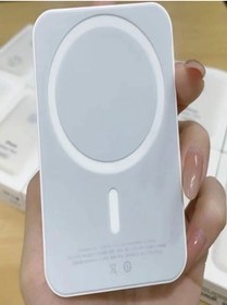 Resim çelikwork inspiring technology 5000mah Magsafe Şarj Kablosuz 15w Özellikli Taşınabilir Iphone Powerbank 