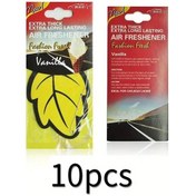 Resim 3-60 Adet Araba Hava Tazeleyici Doğal Kokulu Çay Kağıt Otomatik Asılı Vanilya 10pcs-vanilla 1 Piece Set 