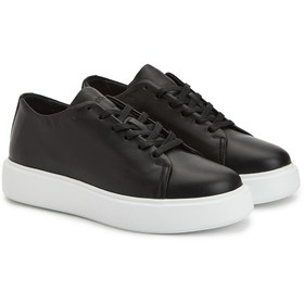 Resim Network Siyah Kadın Deri Sneaker 