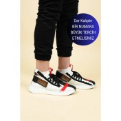 Resim Birikon GUJA Şeffaf Taban Triko Erkek Spor Ayakkabı B 