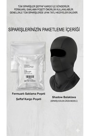 Resim Flex DUCATİ Reflektörlü Siyah Kar Maskesi Balaklava Balaclava Motor Kış Spor Model 4 