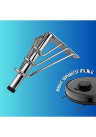 Resim 15 Cm Metal 3 Telli Koltuk Ayağı Mobilya Ayağı Ünite Ayağı Konsol Ayağı Puf Berjer Ayağı Krom 