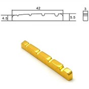 Resim Teltree 4 Tel Elektro Bas Gitar Teli İçin Sarı Kaplama Bakır Uç Nut 38/42mm - Taze Ses Ve Kaliteli Performans 