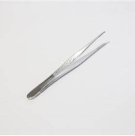 Resim Penset 13 CM Düz Küt Uçlu Nikel Kaplama 