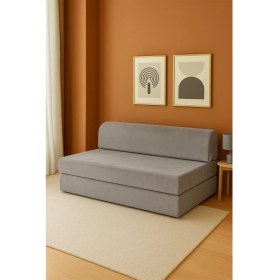 Resim Homedius Magic Katlanır Yataklı Koltuk Açık Gri-Çift 