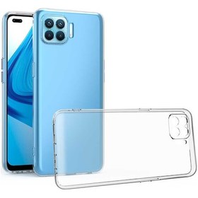 Resim Oppo Reno 4 Lite Kılıf Lüx Şeffaf Kamera Lens Korumalı Silikon Kılıf 